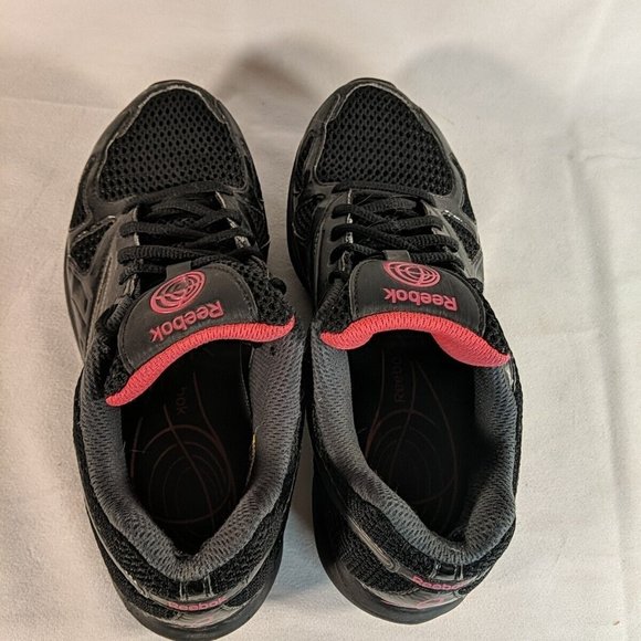 Reebok Breast Cancer DMX Max Black Pink Gym Sneakers Shoes Women's 7.5 V51317 - Picture 8 of 16